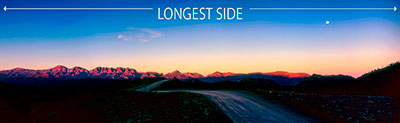 sample illustration for meaning of "longest side".